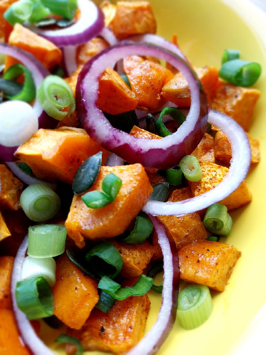 Zoete aardappelsalade :: Homemade Homegrown by Bianca
