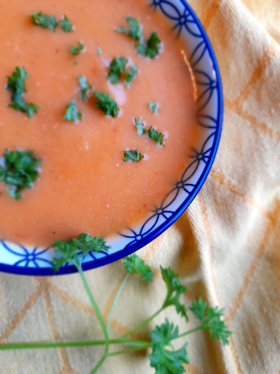 Bloemkoolsoep met paprika