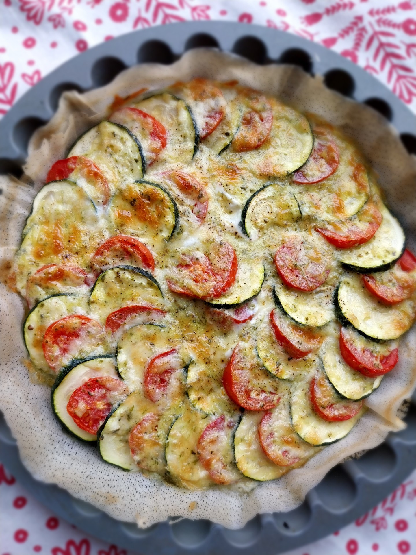 Caprese groentetaart