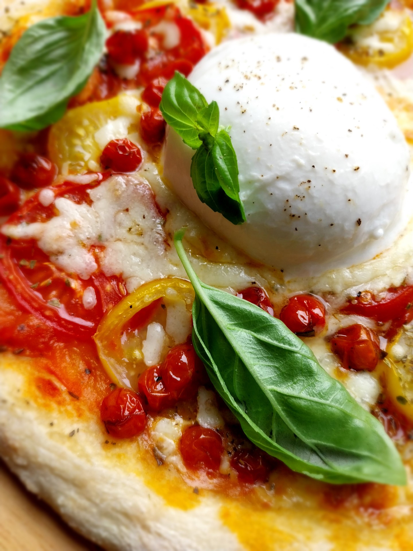 Pizza burrata