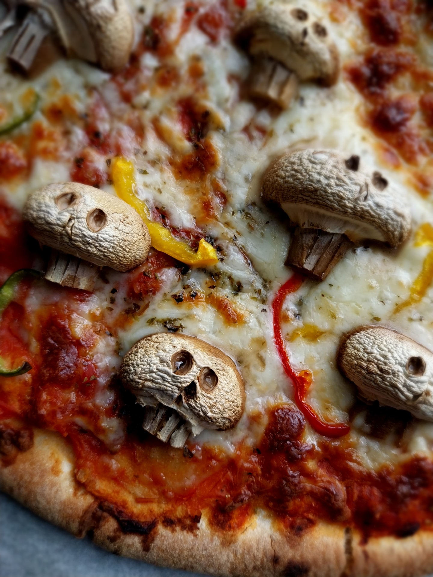 Halloweenpizza