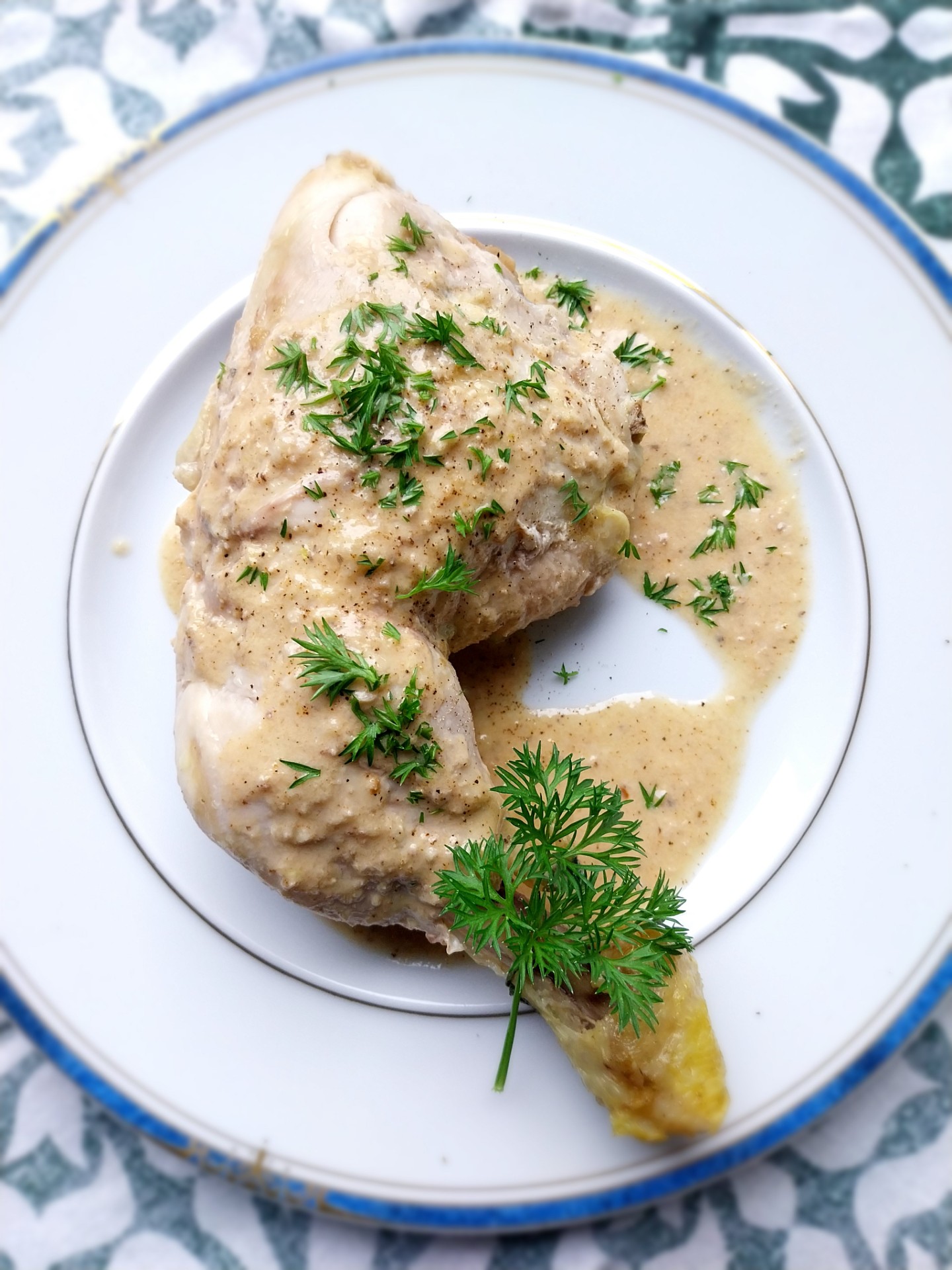 Circassische kip – kip in walnotensaus