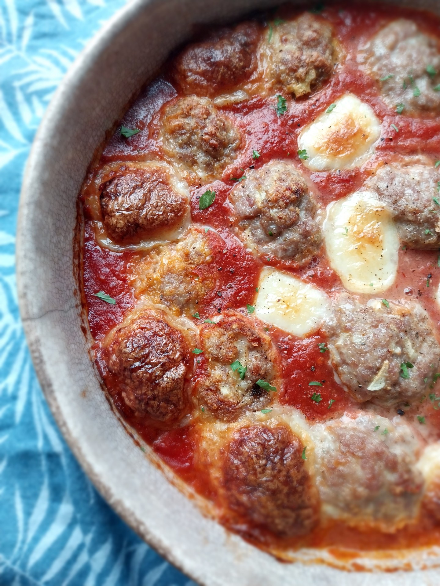 Italiaanse gehaktballetjes met tomatensaus