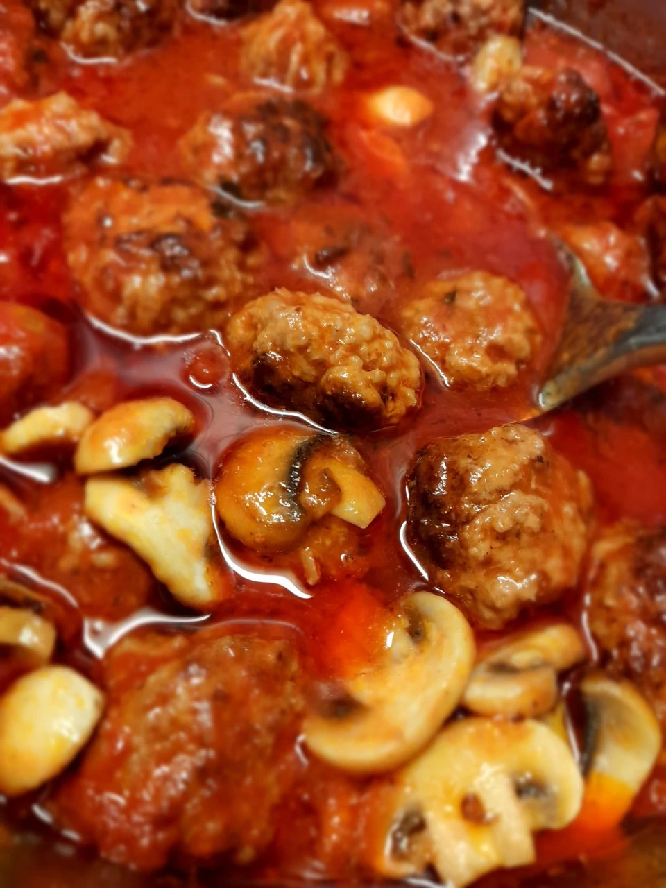 Balletjes in tomatensaus