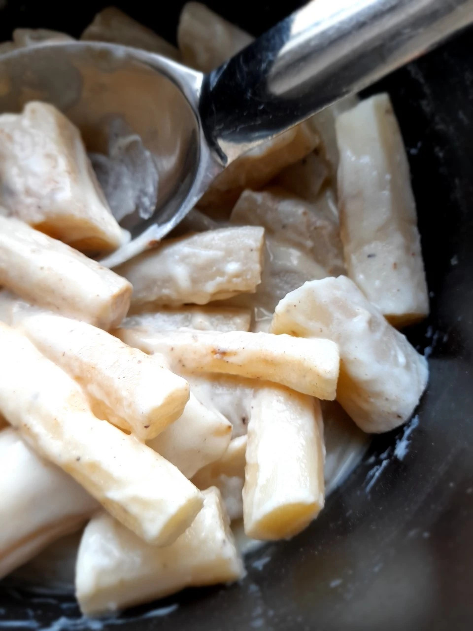 Schorseneren met bechamelsaus