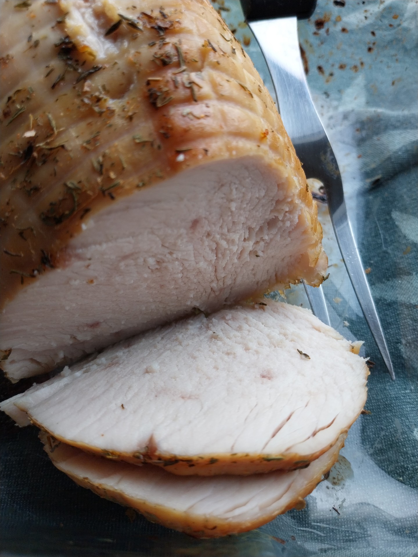 Kalkoengebraad in bierpekel