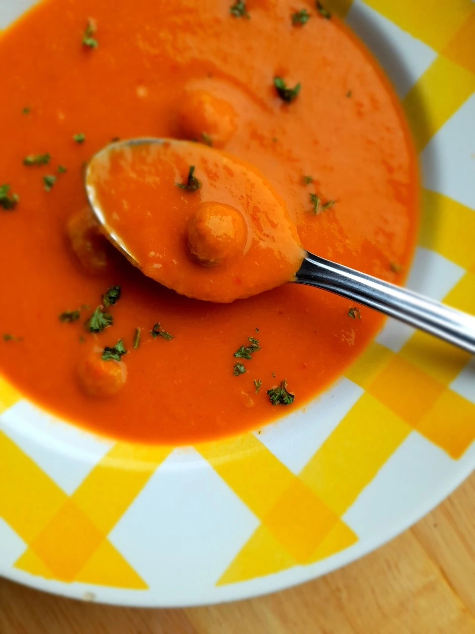 Geroosterde paprikasoep