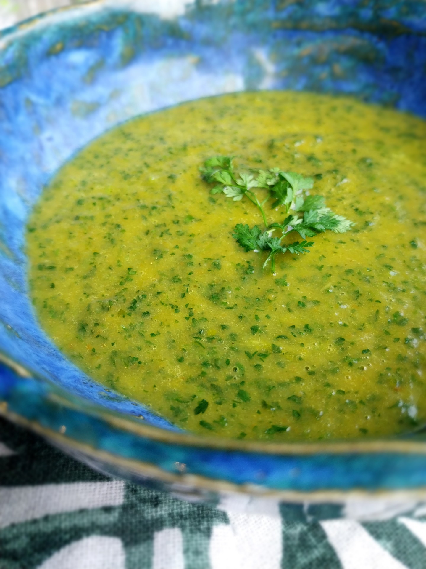 Groentesoep met kervel