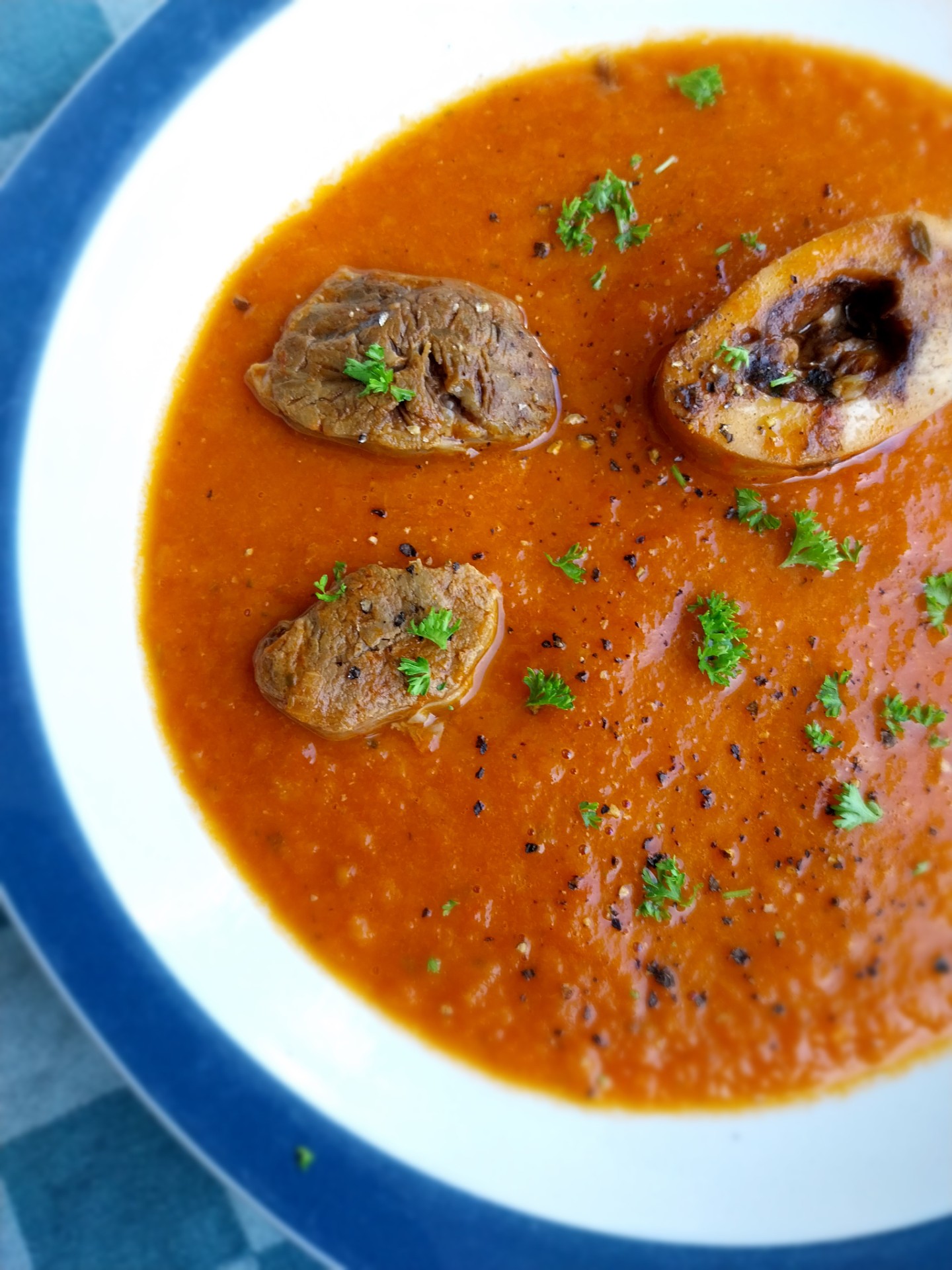 Milanese soep met kalfsschenkel
