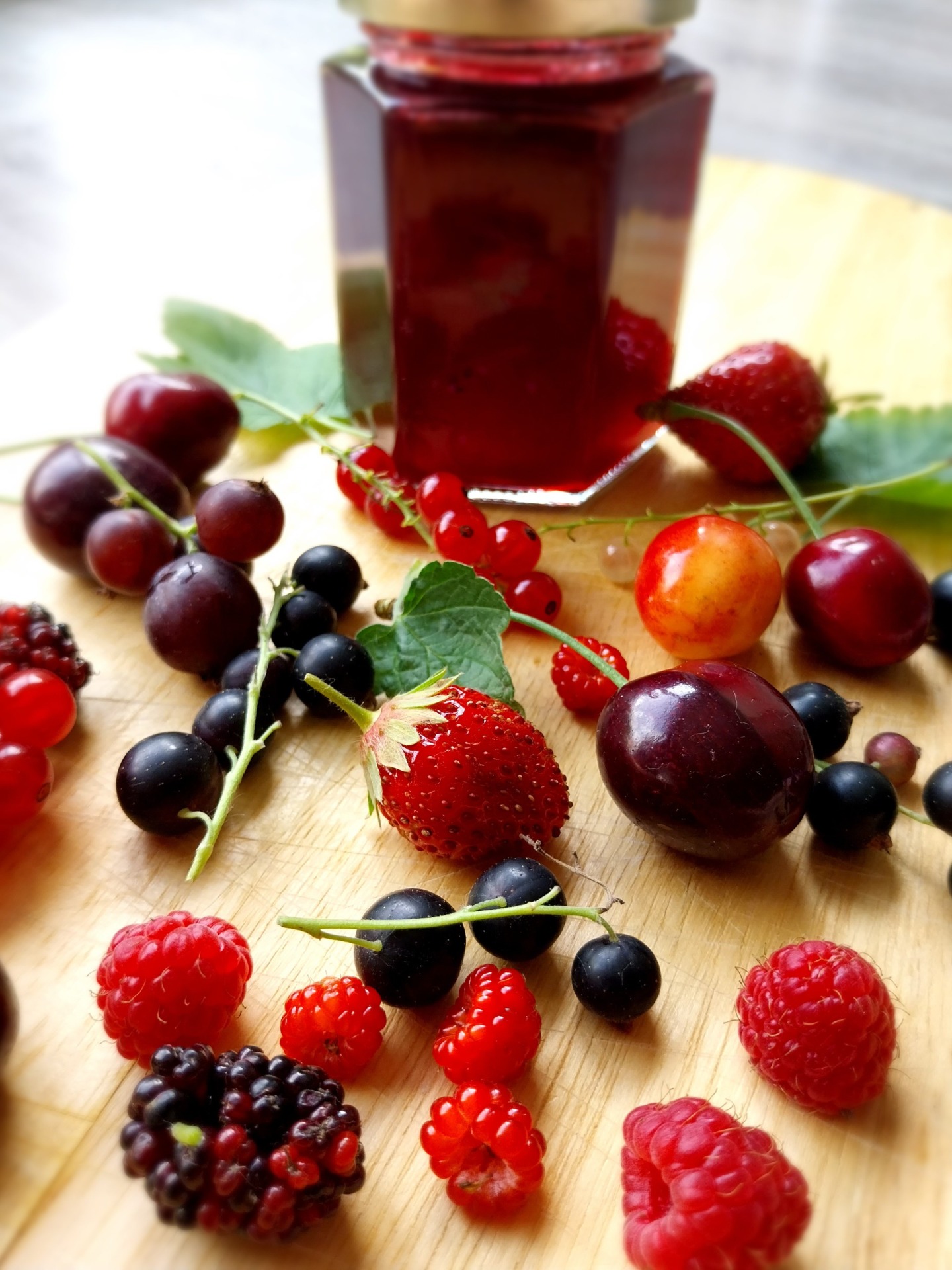 Zomerfruit gelei